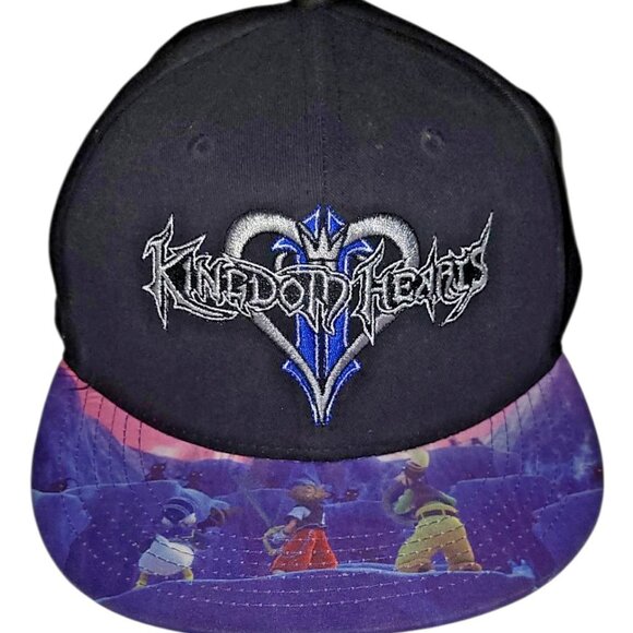 Kingdom Hearts II Disney Era 9Fifty Black Cap Sora Donald Goofy Exellent Cond - Picture 1 of 5